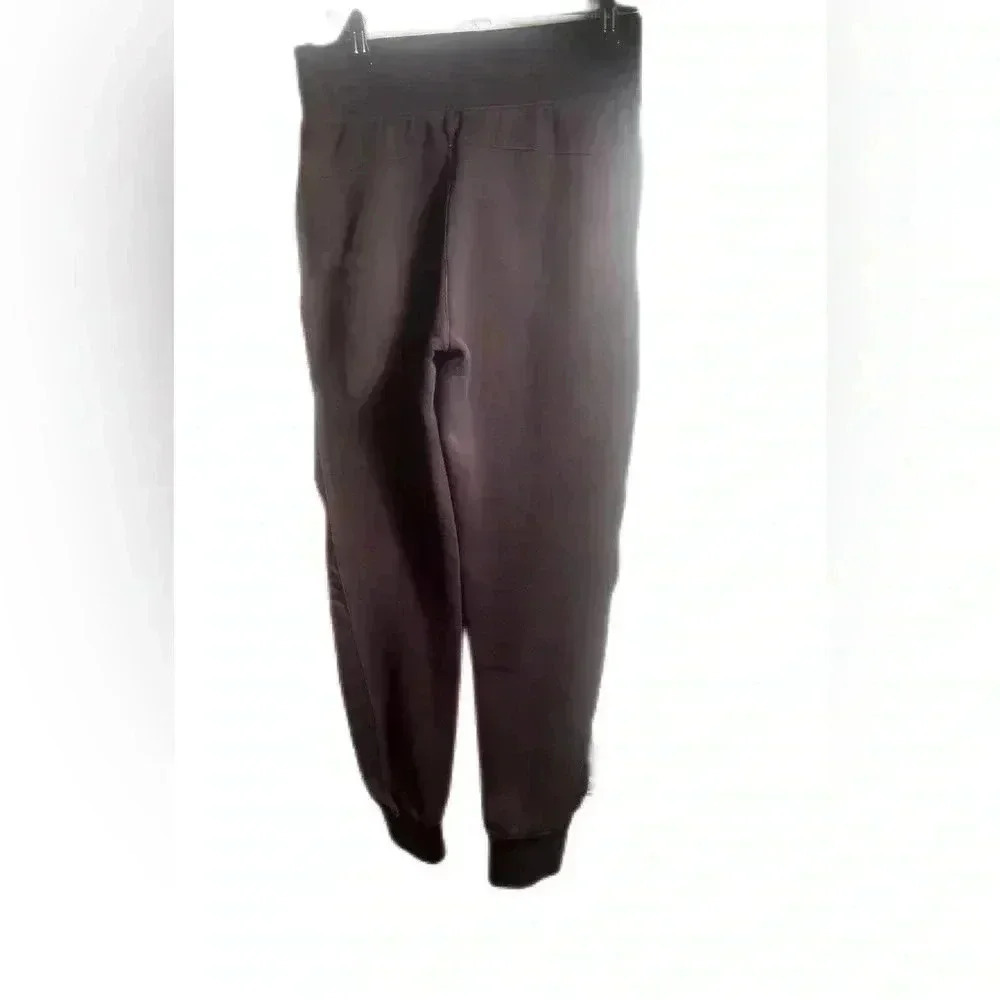 Lululemon get going black athletic yoga cotton terry zip pockets pant jogger 4 - Picture 3 of 5
